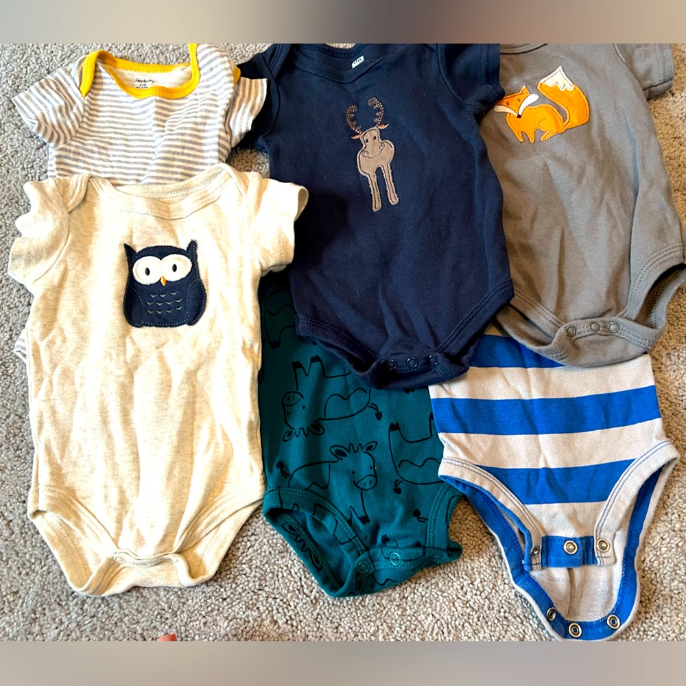 6 piece onesie bundle